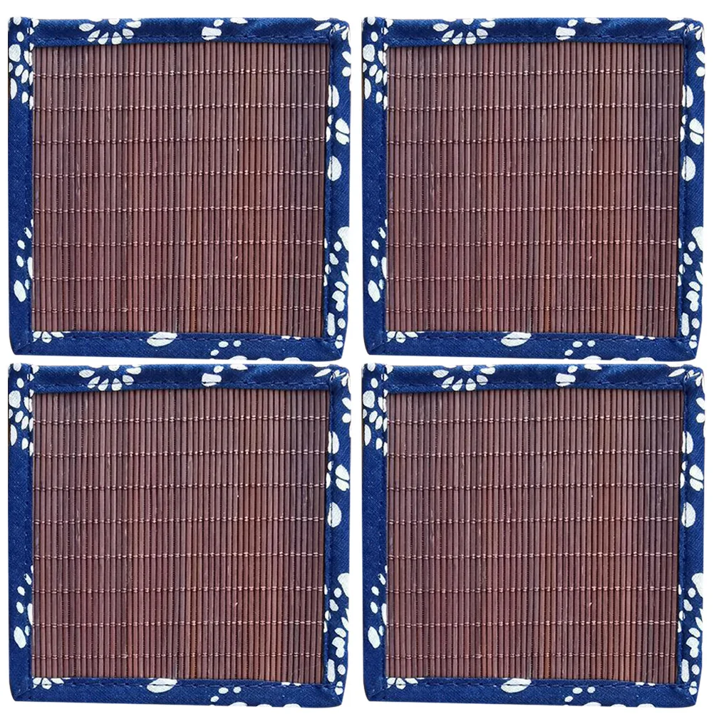 4 Pcs Tea Mat Fabric Teacup Pad Woven Table Decorative Ceremony Dining Bamboo Place Mats
4 Pcs Tea Mat Fabric Teacup Pad Woven Table Decorative Ceremony Dining Bamboo Place Mats