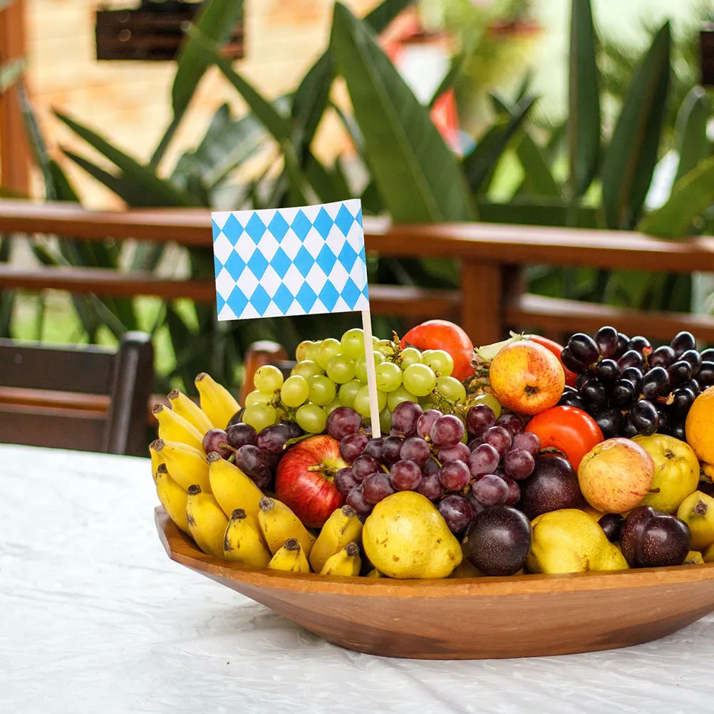 100pcs Blue White Plaid Toothpick Flag Decorative Fruit Cake Picks Wood Skewers Oktoberfest Bavarian Food Ornaments Dessert Bar 
100pcs Blue White Plaid Toothpick Flag Decorative Fruit Cake Picks Wood Skewers Oktoberfest Bavarian Food Ornaments Dessert Bar