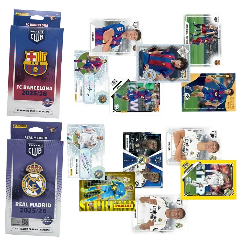 2025-26 Panini Messi Yamal Mbappe Football Collection Card Real Madrid Barcelona Manchester Juventus Ale Milano Star Player Card
2025-26 Panini Messi Yamal Mbappe Football Collection Card Real Madrid Barcelona Manchester Juventus Ale Milano Star Player Card
