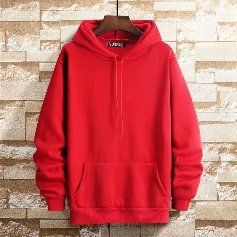 Red Fleece Lined Oversized Thickened Women's Sweatshirt Korean Style Trendy Ins Loose Fit Hooded Autumn Winter Small Size Jacket
Red Fleece Lined Oversized Thickened Women's Sweatshirt Korean Style Trendy Ins Loose Fit Hooded Autumn Winter Small Size Jacket