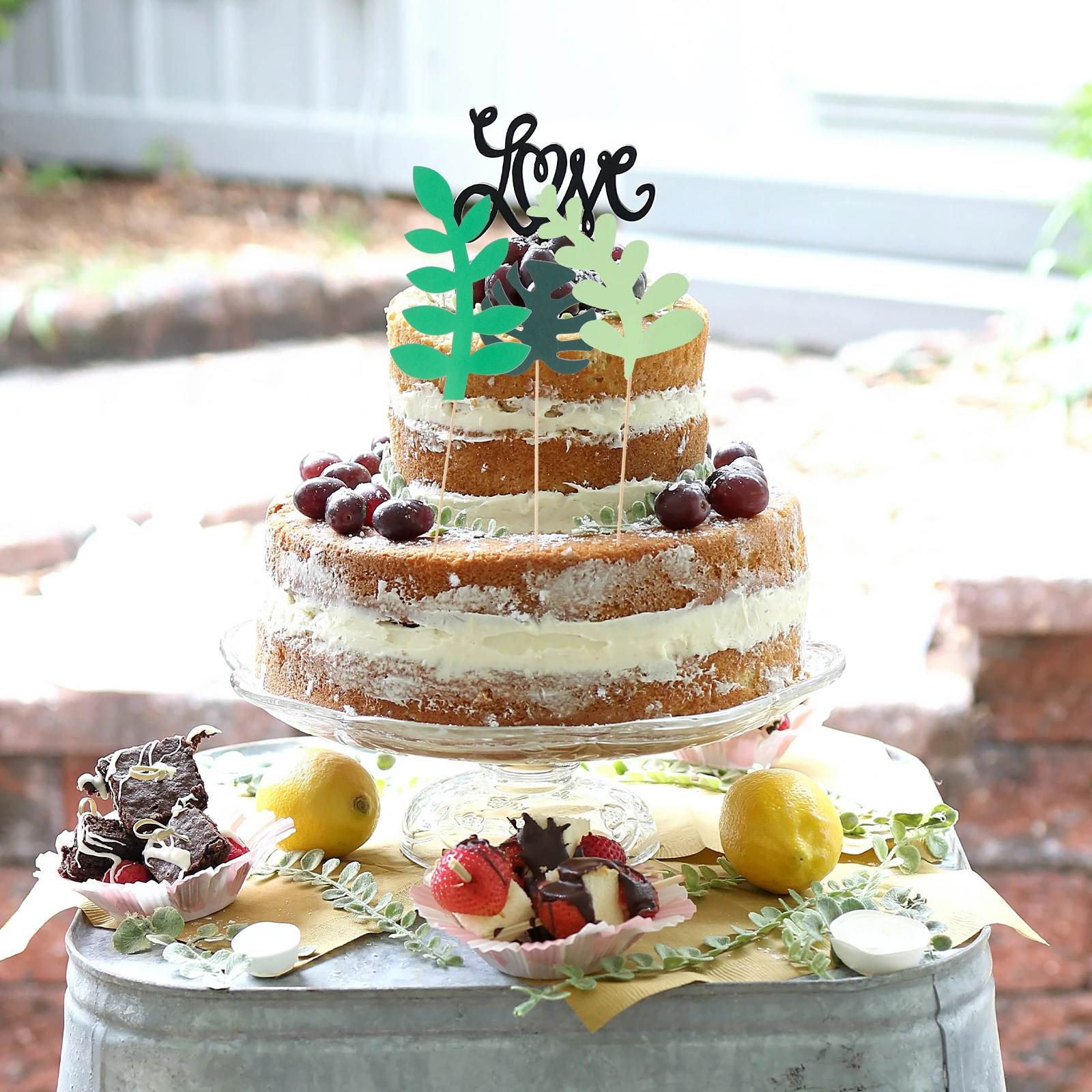 24pcs Green Palm Leaf Cake Topper Hawaiian Party Decor Wedding Banquet namentPlant Insert Festive Event Accessories
24pcs Green Palm Leaf Cake Topper Hawaiian Party Decor Wedding Banquet namentPlant Insert Festive Event Accessories