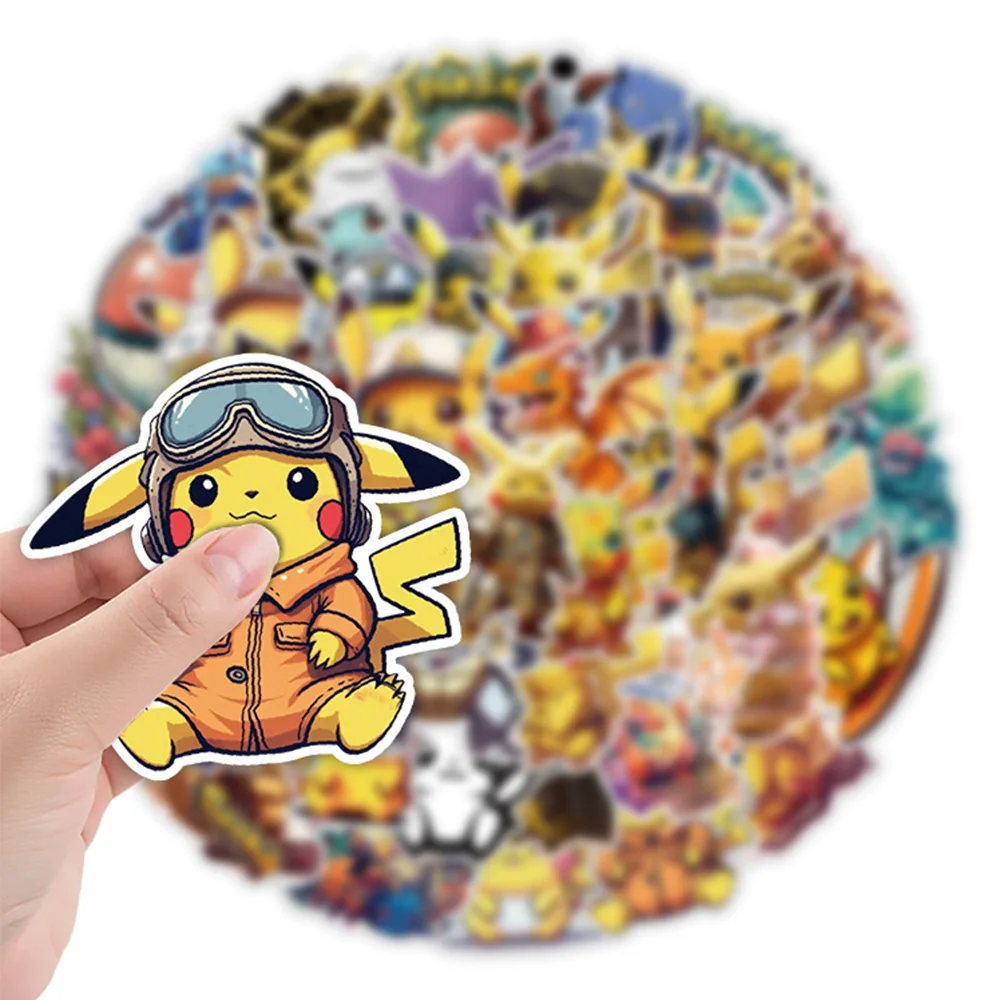 10/30/50pcs Pokemon Anime Cute Pikachu Stickers Funny Cartoon Kids DIY Sticker Toy Notebook Skateboard Phone Decals Decoration
10/30/50pcs Pokemon Anime Cute Pikachu Stickers Funny Cartoon Kids DIY Sticker Toy Notebook Skateboard Phone Decals Decoration
