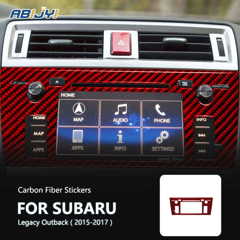 Center Screen Bezel Carbon Fiber Red Stickers Decorative For Subaru Legacy Outback 2015 2016 2017 Car Interior Accessories
Center Screen Bezel Carbon Fiber Red Stickers Decorative For Subaru Legacy Outback 2015 2016 2017 Car Interior Accessories
