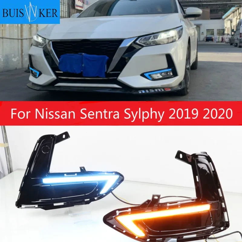 1 Pair LED Daytime Running Light Car Accessories Waterproof 12V DRL For Nissan Sentra Sylphy 2019 2020 Fog Lamp Decoration
1 Pair LED Daytime Running Light Car Accessories Waterproof 12V DRL For Nissan Sentra Sylphy 2019 2020 Fog Lamp Decoration