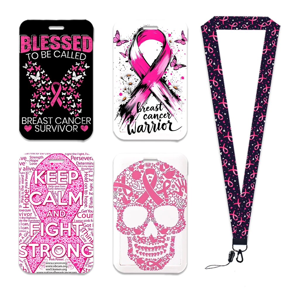 Pink Ribbon Breast Cancer ID Card Pass Hang Accessories Holder Keychain Lanyard Pass Card Holder Phone Straps Badge Lanyards
Pink Ribbon Breast Cancer ID Card Pass Hang Accessories Holder Keychain Lanyard Pass Card Holder Phone Straps Badge Lanyards