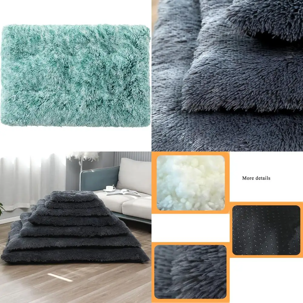washable faux fur dog bed - anti-anxiety warm cushion for sleeping, non-slip pad, 43x29 inches, self-warming mat
washable faux fur dog bed - anti-anxiety warm cushion for sleeping, non-slip pad, 43x29 inches, self-warming mat