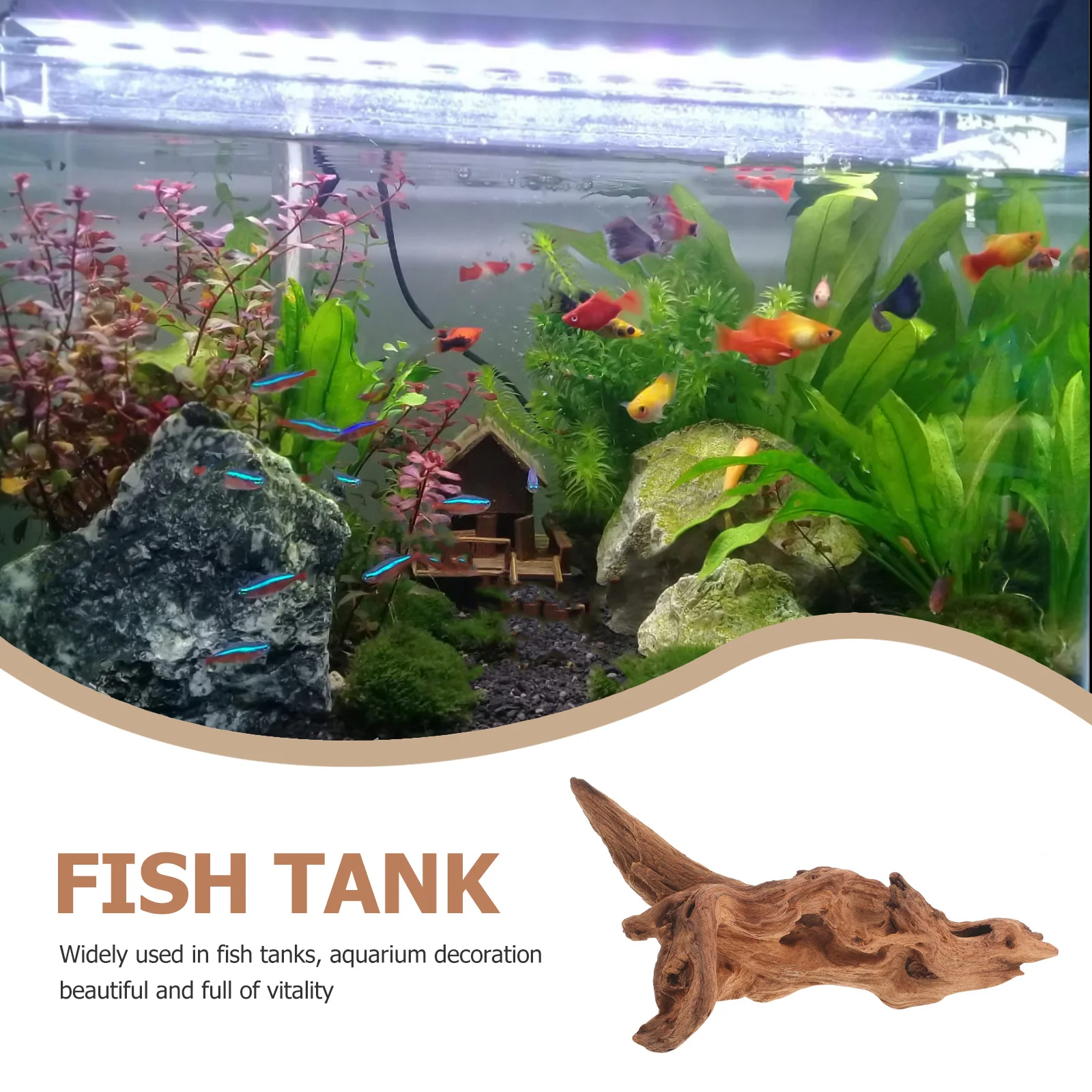 Natural Dead-Wood Decor For Aquarium Fish Tank 15-20Cm Random Shape Wood Craft Ornament Underwater Landscape Decoration
Natural Dead-Wood Decor For Aquarium Fish Tank 15-20Cm Random Shape Wood Craft Ornament Underwater Landscape Decoration