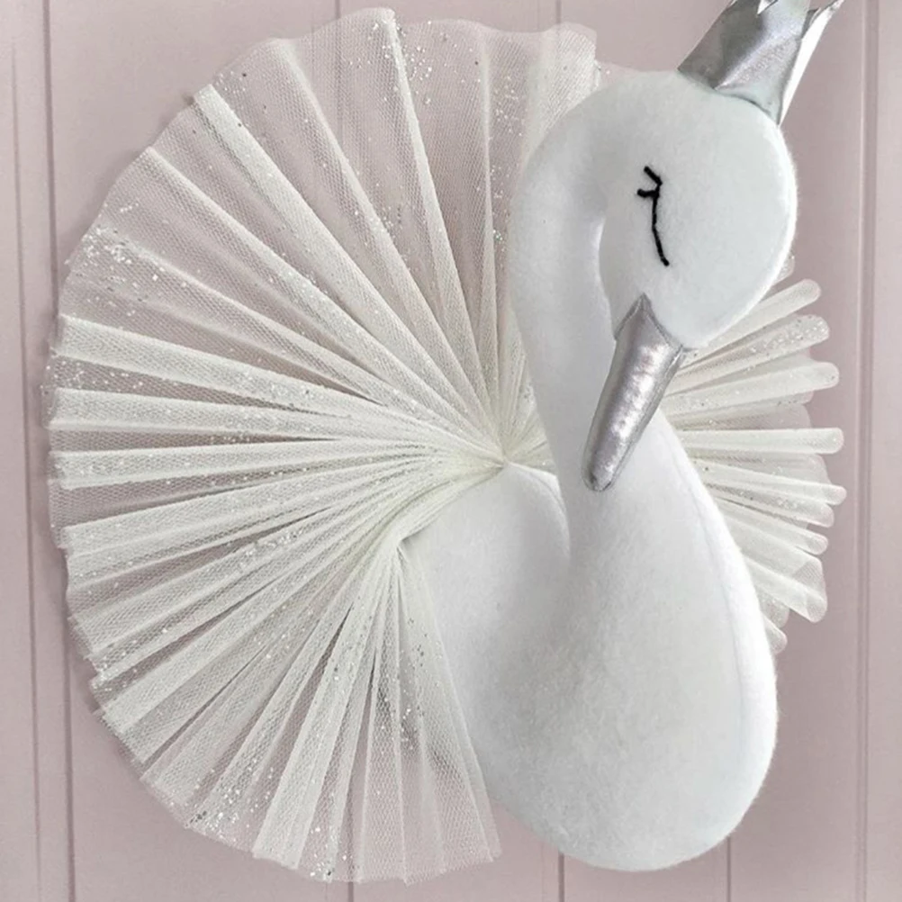 Swan Wall Hanging Decoration Princess Nursery Decorations Crown White for Child
Swan Wall Hanging Decoration Princess Nursery Decorations Crown White for Child