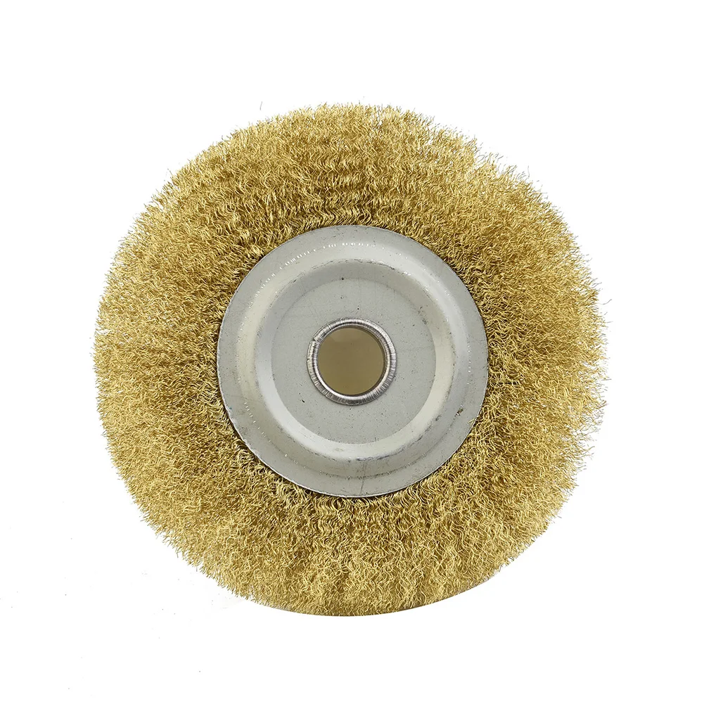 Brass Brush Copper Wire Wheel Tools Brass Brush For Adhesion For Bench For Deburring Metal Polishing Replacement
Brass Brush Copper Wire Wheel Tools Brass Brush For Adhesion For Bench For Deburring Metal Polishing Replacement