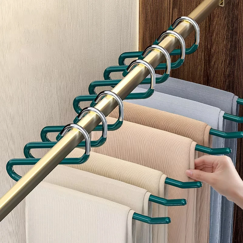 5/10pcs Colorful Non-slip Hangers PVC Pants Hanger Wardrobe Organizer Clothes Multifunction Telescopic Z Type 
5/10pcs Colorful Non-slip Hangers PVC Pants Hanger Wardrobe Organizer Clothes Multifunction Telescopic Z Type