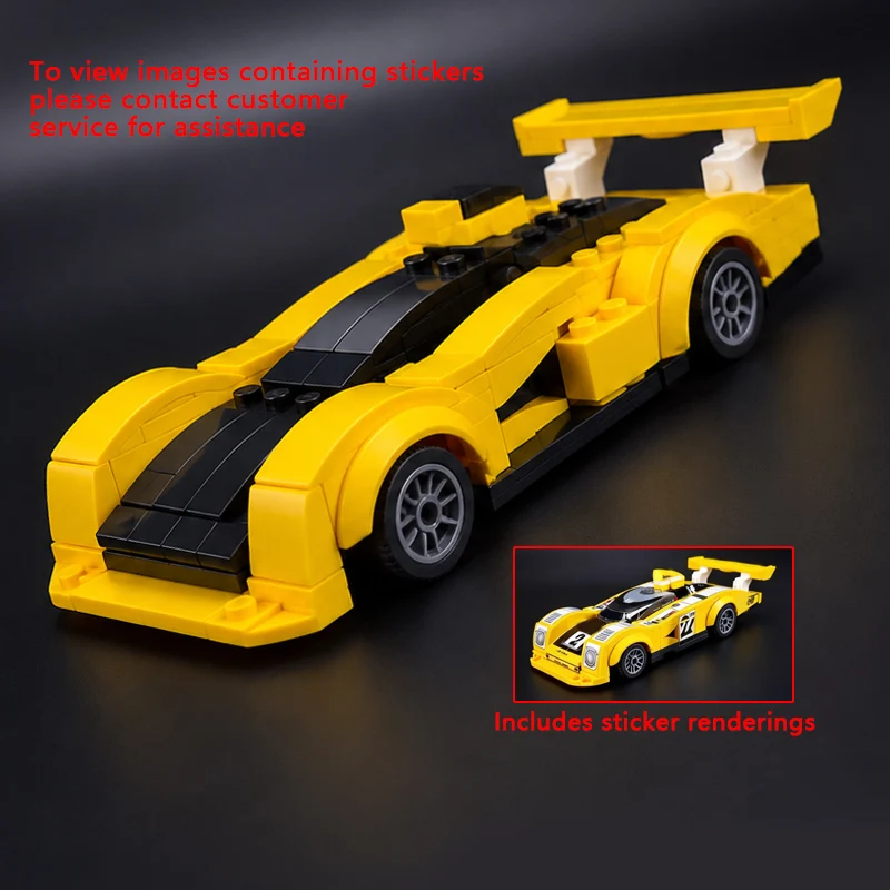 Speed Racing Car Model MOC Building Bricks A442D WEC IMSA Le Mans Modular Technology Children Holiday Gifts Assemble Toys Suit
Speed Racing Car Model MOC Building Bricks A442D WEC IMSA Le Mans Modular Technology Children Holiday Gifts Assemble Toys Suit
