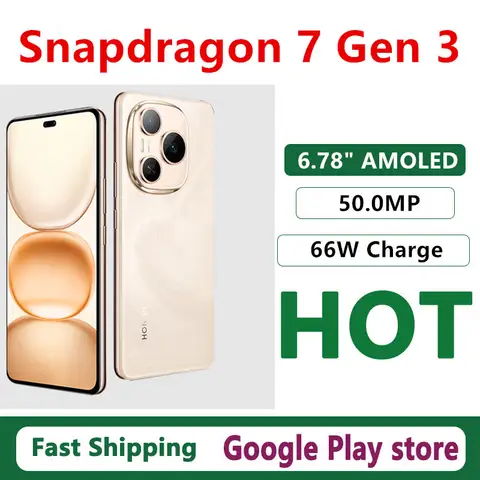 Original Honor Power Mobile Phone 66W Charge 50.0MP Camera 8000mAh Battery 6.78" AMOLED 120HZ  Snapdragon 7 Gen 3 Android 15.0