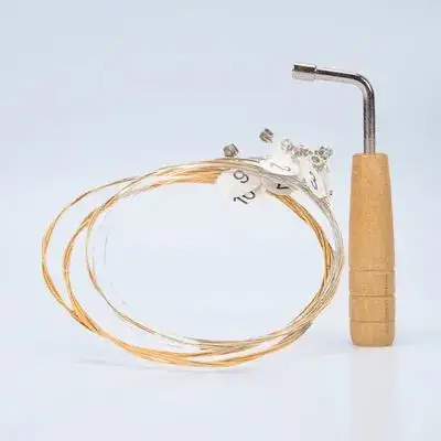 1 set 1 Set Professional Lyre Strings Full Set Sturdy Steel Strings For Harp Tuning Replacement Instrument Parts String Peg Nail