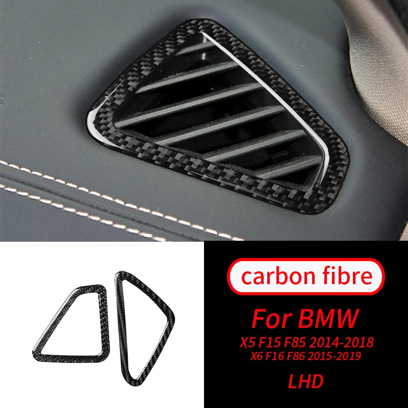 For BMW X5 X6 F15 F16 14-18 Real Carbon Fiber Car AC Outlet Trim Refit Air Outlet Frame Decoration Stickers Interior Car Styling
For BMW X5 X6 F15 F16 14-18 Real Carbon Fiber Car AC Outlet Trim Refit Air Outlet Frame Decoration Stickers Interior Car Styling