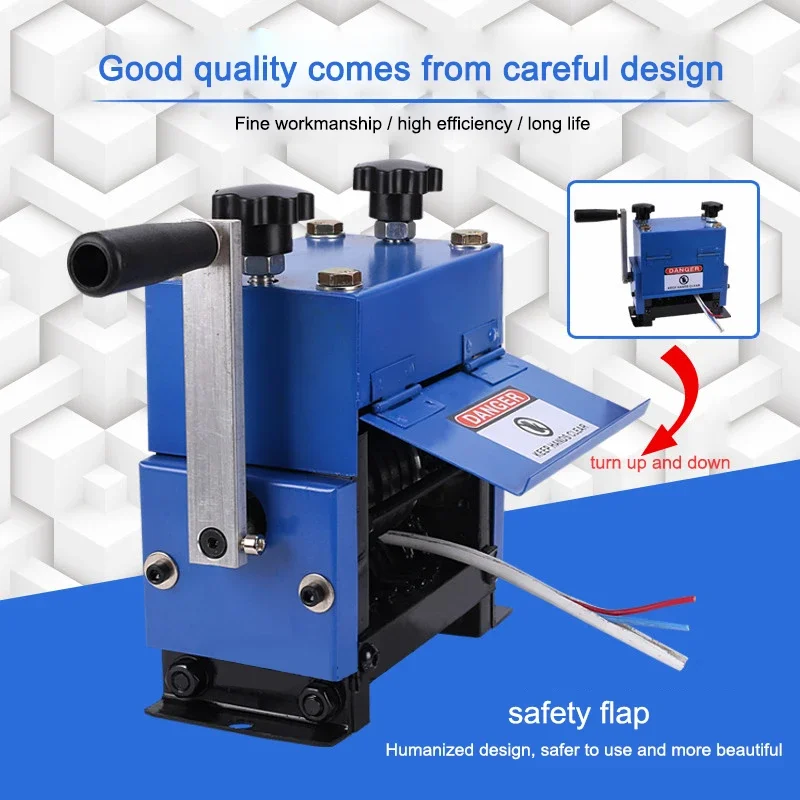 Manual Stripping Machine Porous Small Home Hand Cranked Peeling Machine Scrap Copper Wire Peeling Machine
Manual Stripping Machine Porous Small Home Hand Cranked Peeling Machine Scrap Copper Wire Peeling Machine