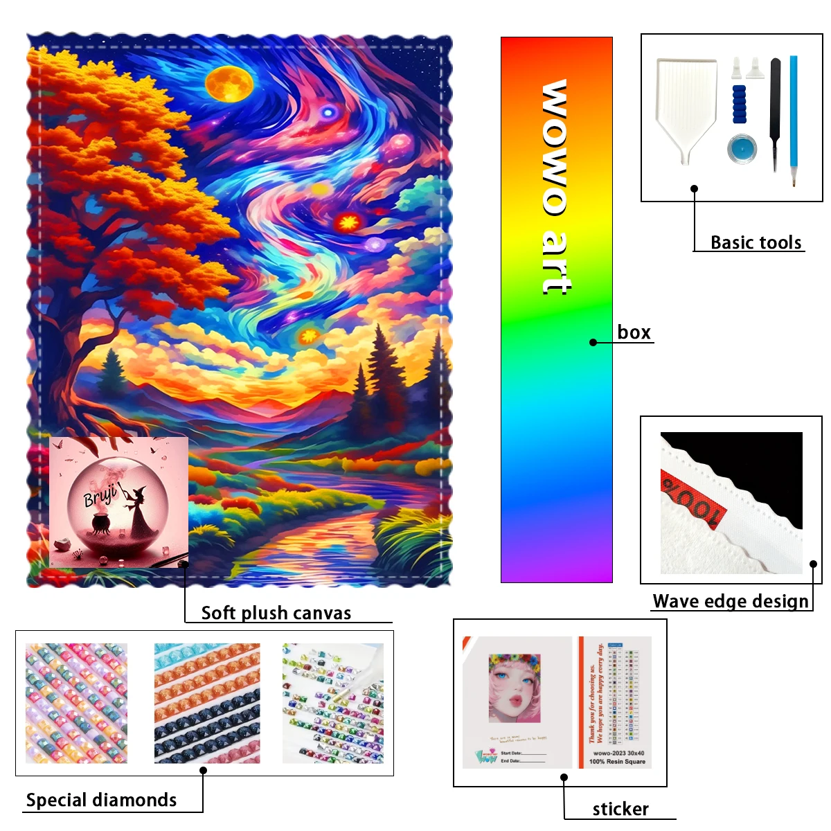 【Bruji_ Diamond Art】Las nubes de color del amanecer Crystal AB Rhinestone FD Rhinestone Perfect Resin Diamond
【Bruji_ Diamond Art】Las nubes de color del amanecer Crystal AB Rhinestone FD Rhinestone Perfect Resin Diamond