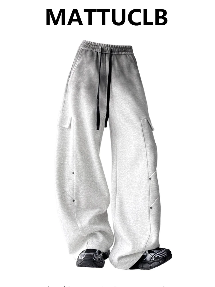 2025 Autumn Winter Women American Drawstring Sweat Pants Elastic Waist Long Trousers 2000s Hip-pop Baggy Pantalones Boyfriend
2025 Autumn Winter Women American Drawstring Sweat Pants Elastic Waist Long Trousers 2000s Hip-pop Baggy Pantalones Boyfriend