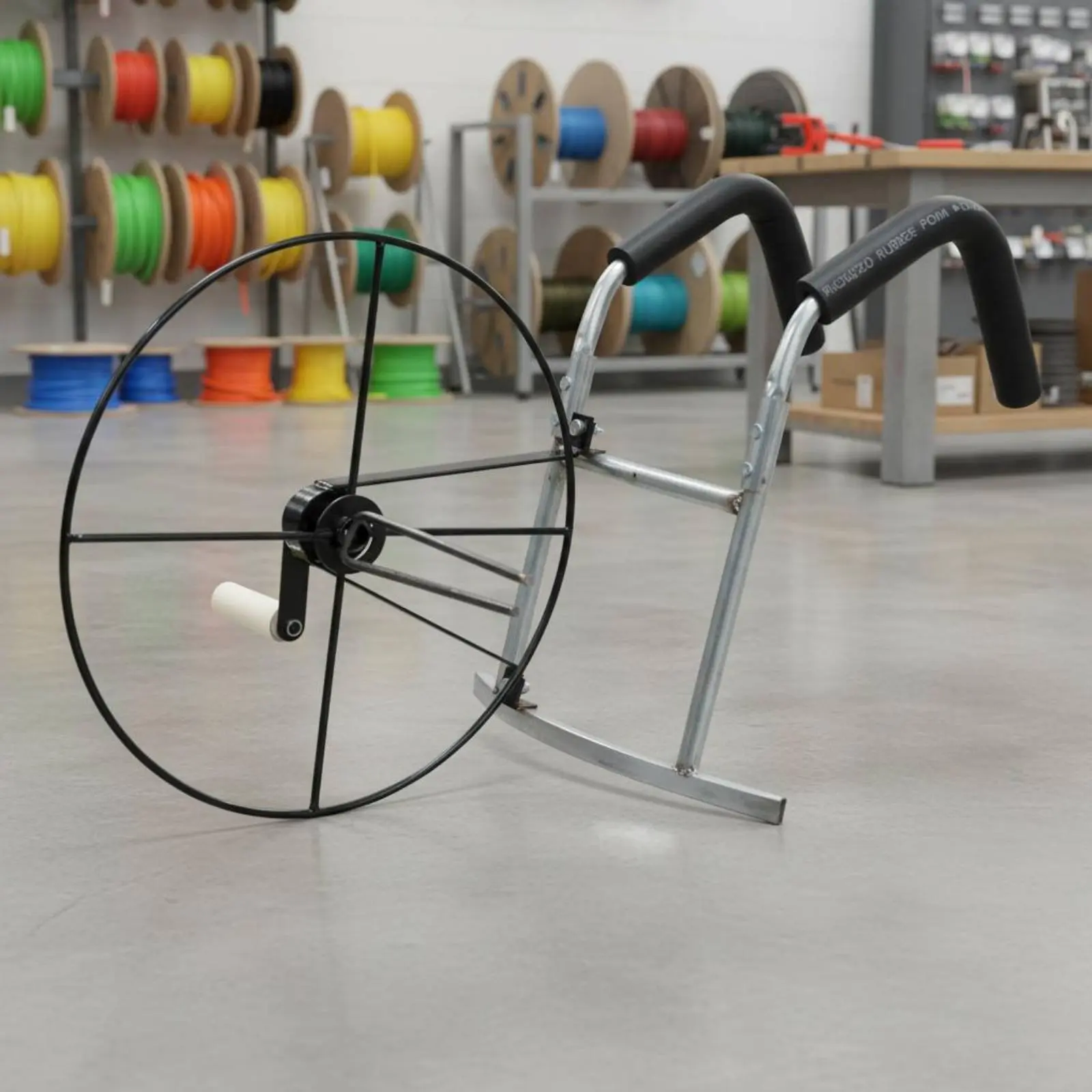 Flat Hose Reel Sturdy Duty Shoulder-Carried Hose Winder Irrigation Equipment Rustproof Foldable for Firefighters
Flat Hose Reel Sturdy Duty Shoulder-Carried Hose Winder Irrigation Equipment Rustproof Foldable for Firefighters