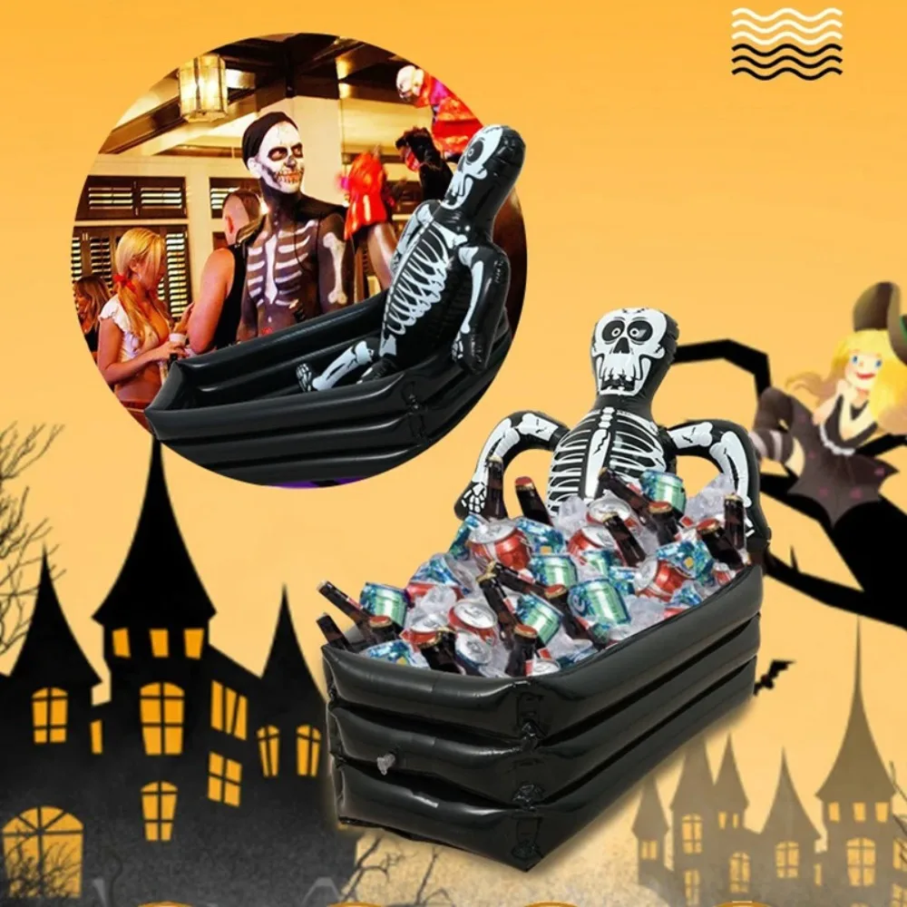 Bar Beverage Witch Ice Storage Bin Halloween Party Inflatable Skeleton Ice Tank Outdoor Picnic Portable Food Preservation Bin
Bar Beverage Witch Ice Storage Bin Halloween Party Inflatable Skeleton Ice Tank Outdoor Picnic Portable Food Preservation Bin