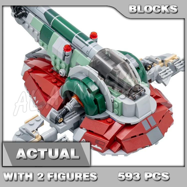 593pcs Star Plan Fett Starship Bounty-hunting Missions Transporter Vehicle 99918 Building Blocks Toy Compatible With Model
593pcs Star Plan Fett Starship Bounty-hunting Missions Transporter Vehicle 99918 Building Blocks Toy Compatible With Model