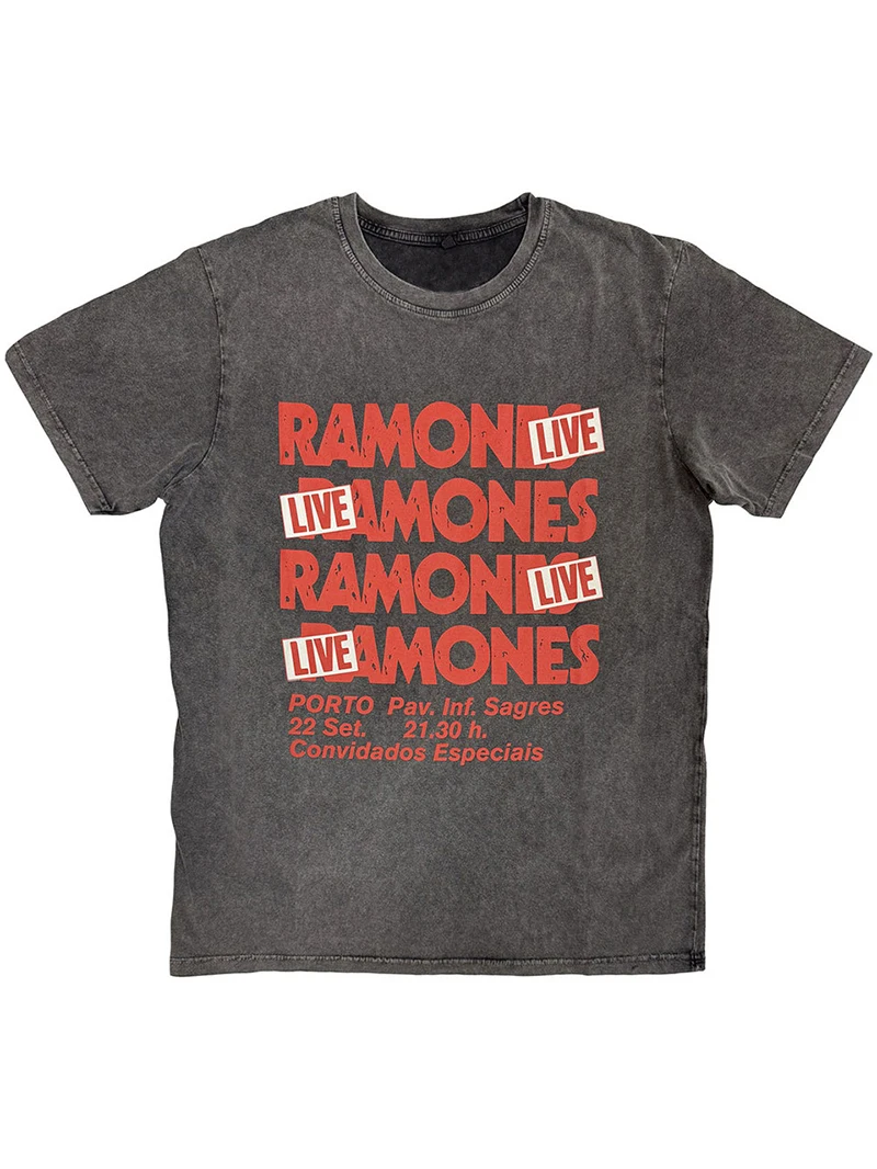 Ramos Band Punk Sle American Retro Waed Loose Cotton ort Sve Men's T-irt Breathable Sweat Absorbent Comfortable Fit
Ramos Band Punk Sle American Retro Waed Loose Cotton ort Sve Men's T-irt Breathable Sweat Absorbent Comfortable Fit