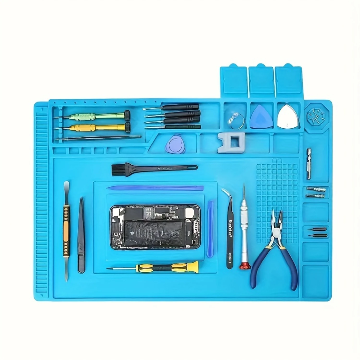Phone Computer Repair Desk Heat Insulation Pad High Temperature Silicone Pad With Hot Air G-un Welding Desk Work Pad
Phone Computer Repair Desk Heat Insulation Pad High Temperature Silicone Pad With Hot Air G-un Welding Desk Work Pad