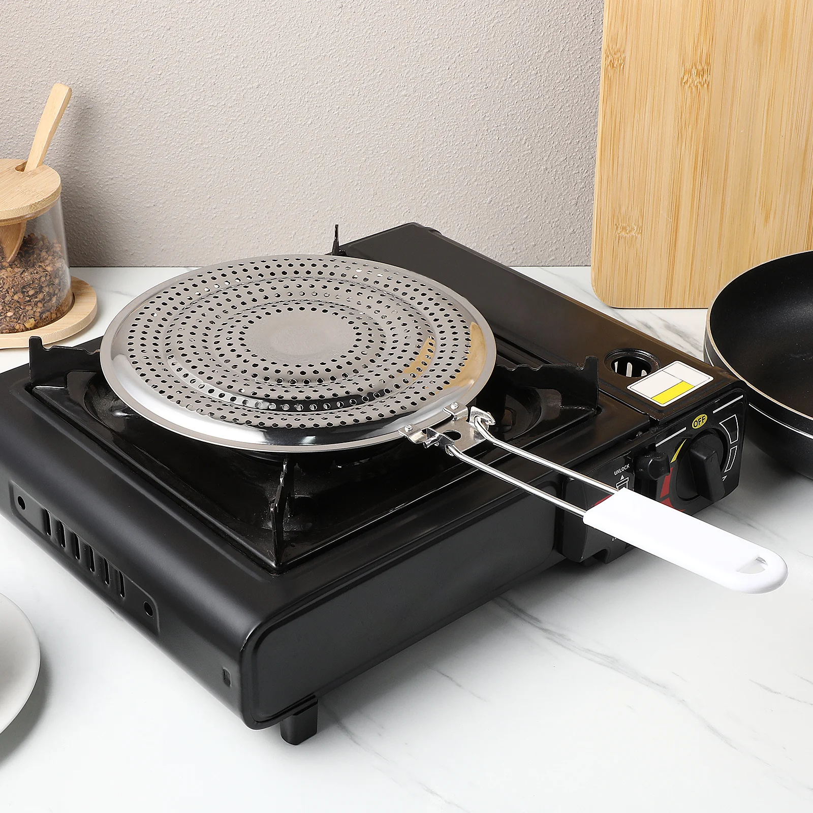 Heat Diffuser Induction Pan Guard Household Handle Insulation Cooking Pad Pot Holder Heat Resistant Trivet Mat
Heat Diffuser Induction Pan Guard Household Handle Insulation Cooking Pad Pot Holder Heat Resistant Trivet Mat