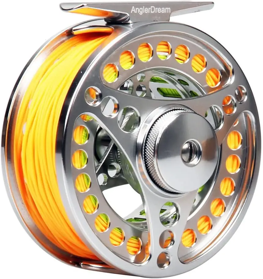 CNC Machined Large Arbor Fly Fishing Reel with Line Combo 3 5 8 WT Fly Line Backing Leader
CNC Machined Large Arbor Fly Fishing Reel with Line Combo 3 5 8 WT Fly Line Backing Leader