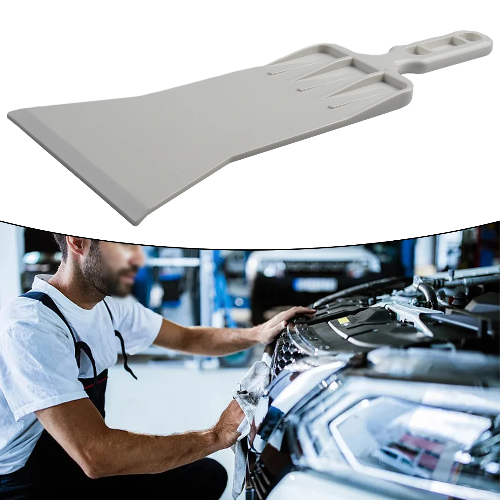 Vehicle Bulldozer Squeegee Film Tint Tool White PET Auto Decals Wrapping Car Applicator 39x15.2cm Car Wash Maintenance Scraper
Vehicle Bulldozer Squeegee Film Tint Tool White PET Auto Decals Wrapping Car Applicator 39x15.2cm Car Wash Maintenance Scraper