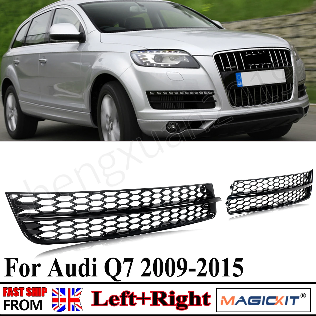 For Audi Q7 Front Lower Bumper Grille Honeycomb Style Standard Model 2010 2011 2012 2013 2014 2015 Fog Light Grill grid frame
For Audi Q7 Front Lower Bumper Grille Honeycomb Style Standard Model 2010 2011 2012 2013 2014 2015 Fog Light Grill grid frame