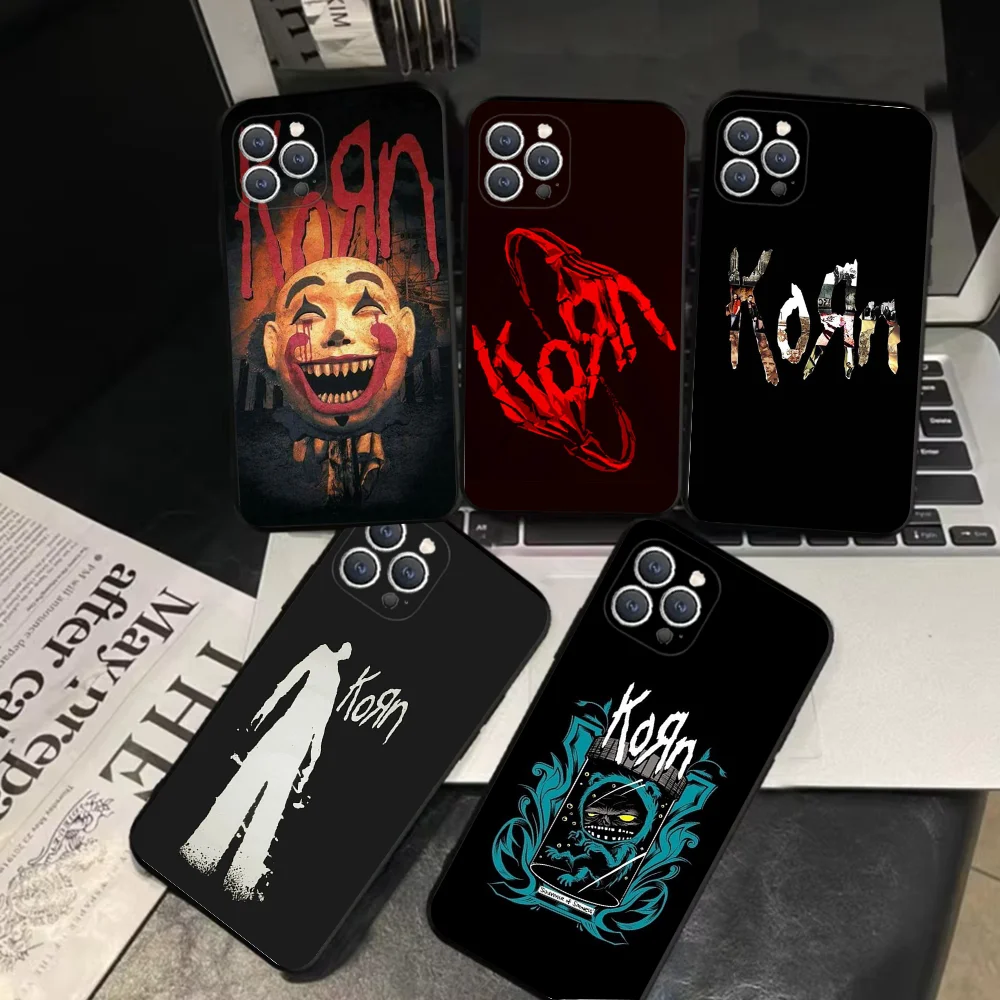 Rock K-KORN Phone Case For iPhone 16,15,14,13,12,11,Pro,X,XS,Max,XR,Plus,Mini Soft Black Cover
Rock K-KORN Phone Case For iPhone 16,15,14,13,12,11,Pro,X,XS,Max,XR,Plus,Mini Soft Black Cover