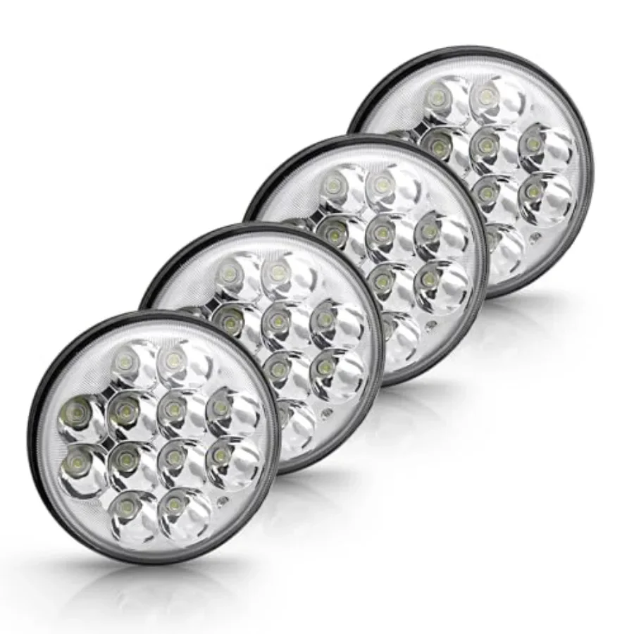 5-3/4 inch 5.75" Round LED Headlights for Pony Cars/Trucks/Pickup/Muscle Cars Sealed Beam Headlights Replacement Crystal H5001
5-3/4 inch 5.75" Round LED Headlights for Pony Cars/Trucks/Pickup/Muscle Cars Sealed Beam Headlights Replacement Crystal H5001