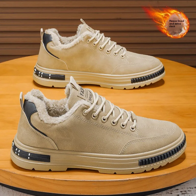 New Winter Waterproof Slip Resistant Durable Work Casual Shoes Warm Faux Fur Lined Cotton Shoes For Outdoor Working
New Winter Waterproof Slip Resistant Durable Work Casual Shoes Warm Faux Fur Lined Cotton Shoes For Outdoor Working