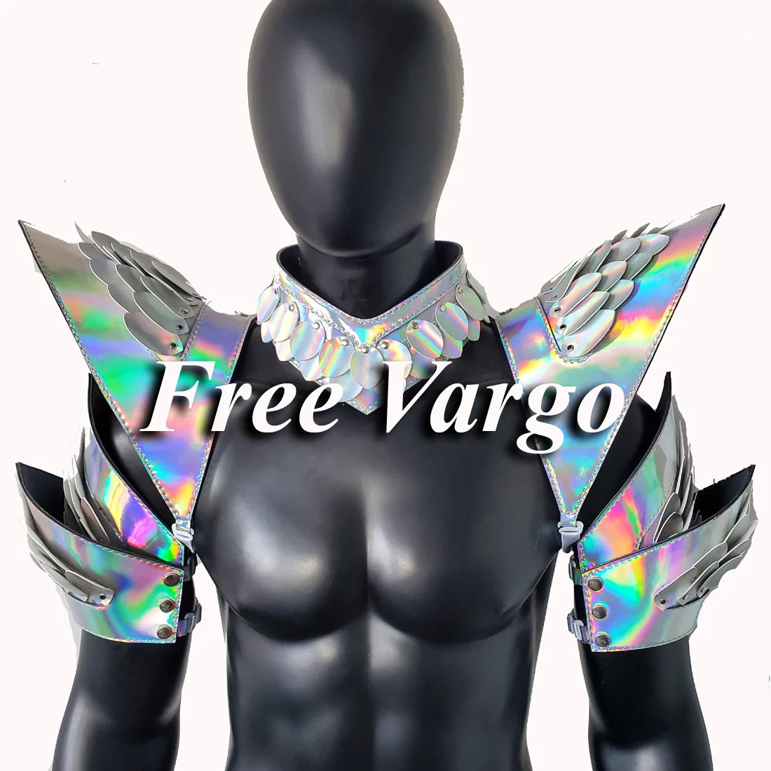 Burning Man Holographic Rave Laser Silver Dragon Scale Armor, Rave EDM Feastival Outfits Costume Wear
Burning Man Holographic Rave Laser Silver Dragon Scale Armor, Rave EDM Feastival Outfits Costume Wear
