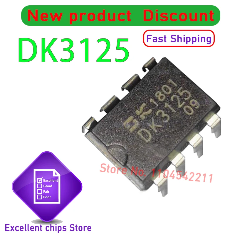 10pcs/lot Original DK3125 3125 DIP-8 100% New and Genuine
10pcs/lot Original DK3125 3125 DIP-8 100% New and Genuine