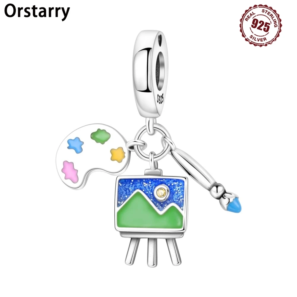 Orstarry 925 Sterling Silver Drawing Tool Original Pendants Bracelet Charms Jewelry Party Beads DIY Trendy Gifts
Orstarry 925 Sterling Silver Drawing Tool Original Pendants Bracelet Charms Jewelry Party Beads DIY Trendy Gifts