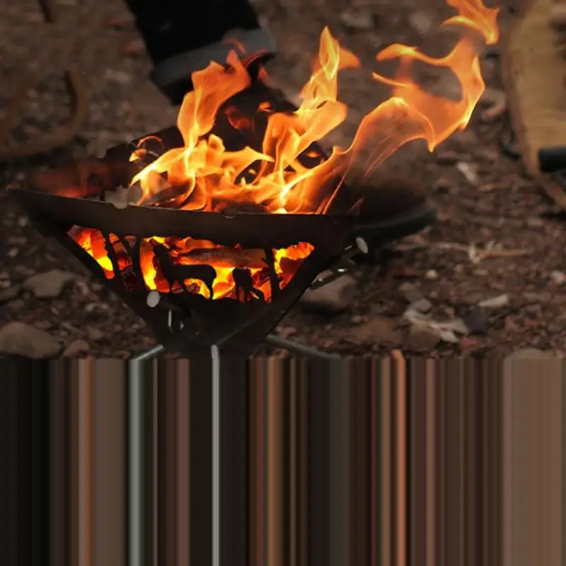 Outdoor Bonfire Stove Detachable Firewood Stove Triangular Bracket Triangle Hanging Stove Portable Camping Fire Pit Picnic Stove
Outdoor Bonfire Stove Detachable Firewood Stove Triangular Bracket Triangle Hanging Stove Portable Camping Fire Pit Picnic Stove