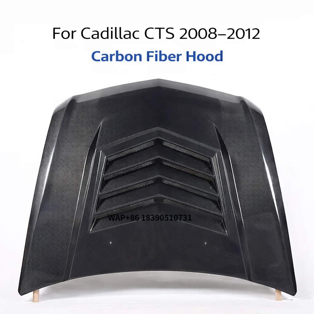 Carbon Fiber Hood Bonnet for CTS CTS-V 2008-2012 Replacement Engine Hood Panel Vented Style
Carbon Fiber Hood Bonnet for CTS CTS-V 2008-2012 Replacement Engine Hood Panel Vented Style