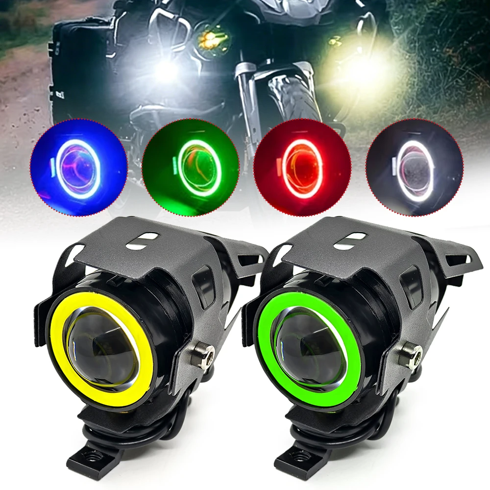 Motorcycle Headlight Fog Lights Super Bright Angle Eyes Additional Spotlights Headlamp Motorcycle Auxiliary U7 LED Driving Lamp
Motorcycle Headlight Fog Lights Super Bright Angle Eyes Additional Spotlights Headlamp Motorcycle Auxiliary U7 LED Driving Lamp