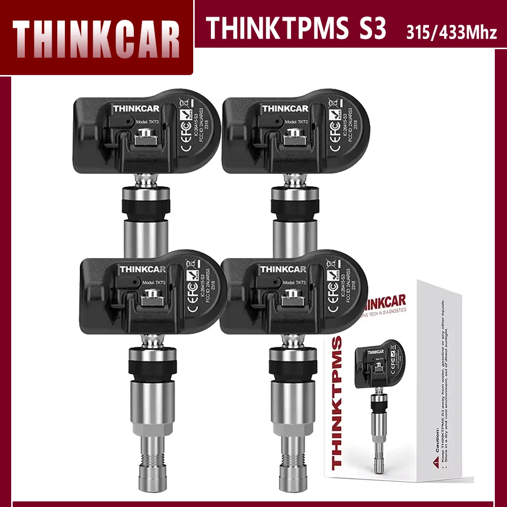 THINKCAR S3 TPMS Sensor Dual Frequency 315/433MHz Wireless Programming Tire Pressure Monitor for BMW Toyota Ford VW
THINKCAR S3 TPMS Sensor Dual Frequency 315/433MHz Wireless Programming Tire Pressure Monitor for BMW Toyota Ford VW