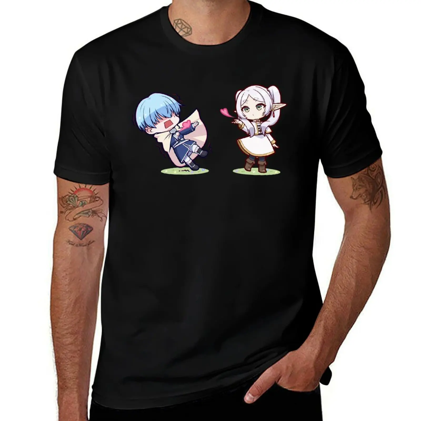 Frieren and Himmel - Flying Kiss T-Shirt new gifts and t-shirts aesthetic clothes blanks Men's t-shirt
Frieren and Himmel - Flying Kiss T-Shirt new gifts and t-shirts aesthetic clothes blanks Men's t-shirt