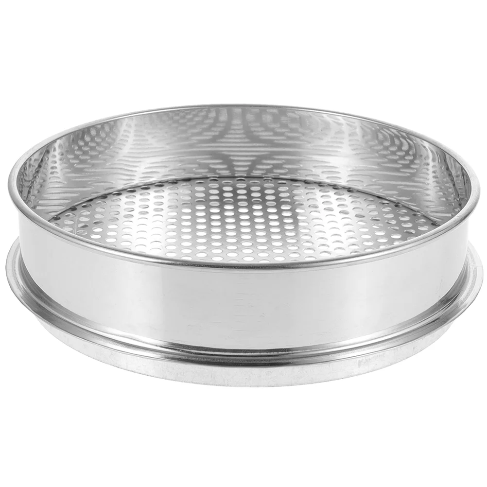 Grading Sieve Round Hole Sifter Mesh Soil Sifting Tool for Home Stainless Steel Beans
Grading Sieve Round Hole Sifter Mesh Soil Sifting Tool for Home Stainless Steel Beans