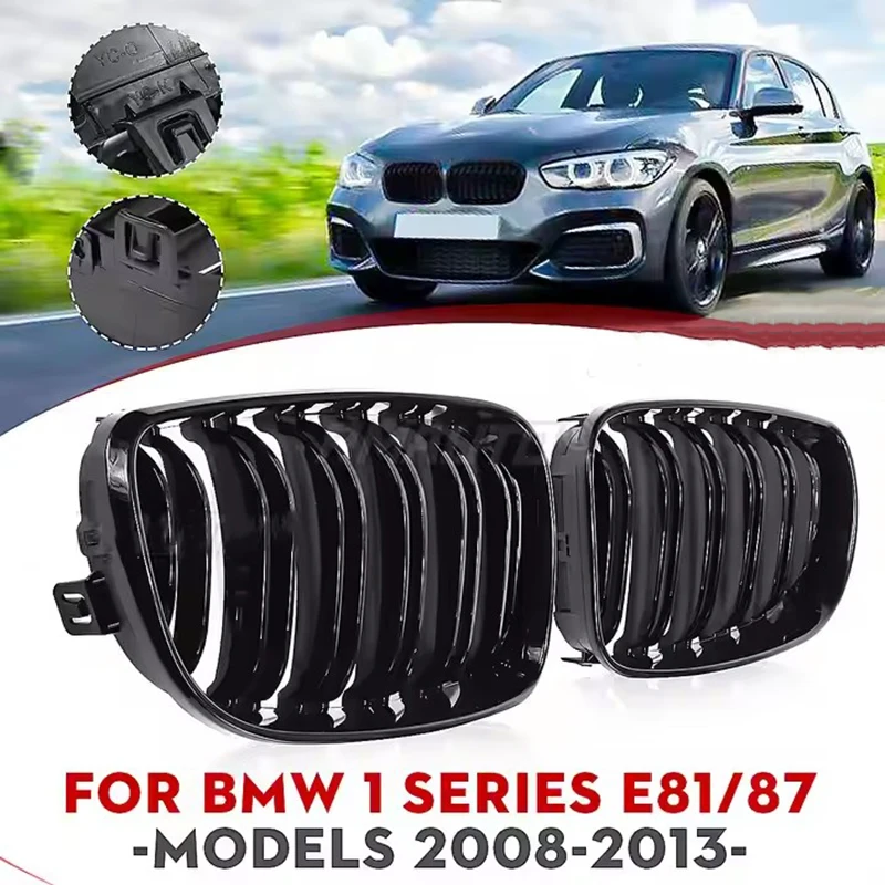 Car front bumper suitable for BMW E81 E87 2008-2011 dual kidney grille, racing style bright black car replacement part
Car front bumper suitable for BMW E81 E87 2008-2011 dual kidney grille, racing style bright black car replacement part