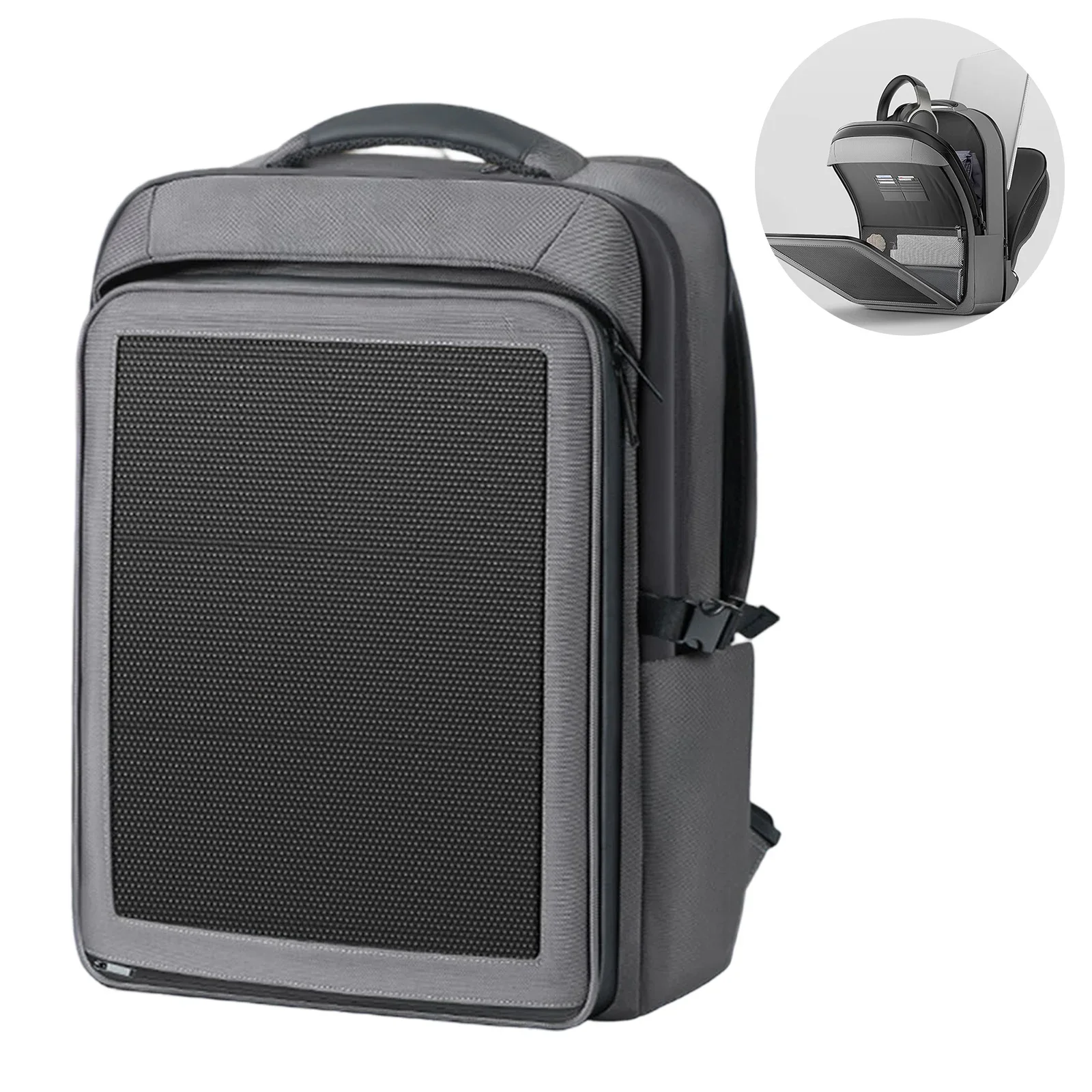 Solar Charging Backpacks 30W Solar Panel 44x32x17CM 35L Oxford Cloth Lightweight Waterproof Zipper Bag Outdoor Bag Accessories
Solar Charging Backpacks 30W Solar Panel 44x32x17CM 35L Oxford Cloth Lightweight Waterproof Zipper Bag Outdoor Bag Accessories