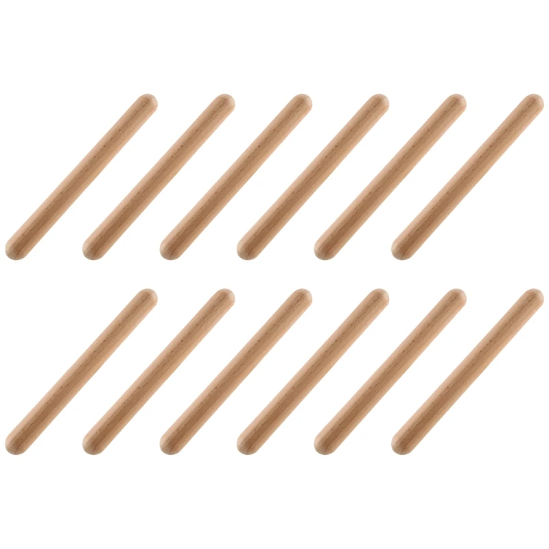 6 Pairs Wood Claves Musical Percussion Instrument Rhythm Sticks Percussion Rhythm Sticks Children Musical Toy
6 Pairs Wood Claves Musical Percussion Instrument Rhythm Sticks Percussion Rhythm Sticks Children Musical Toy