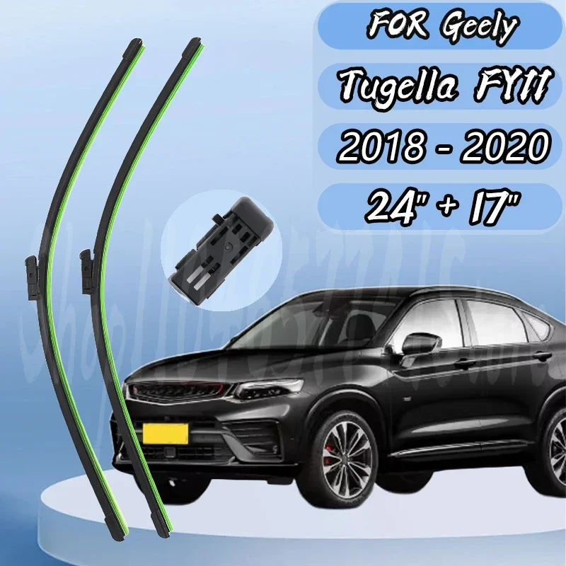 For Geely Tugella FY11 2018 2019 2020 Front Windshield Windscreen Wiper Blades Brushes Cutter Car Accessories 24"+17"
For Geely Tugella FY11 2018 2019 2020 Front Windshield Windscreen Wiper Blades Brushes Cutter Car Accessories 24"+17"