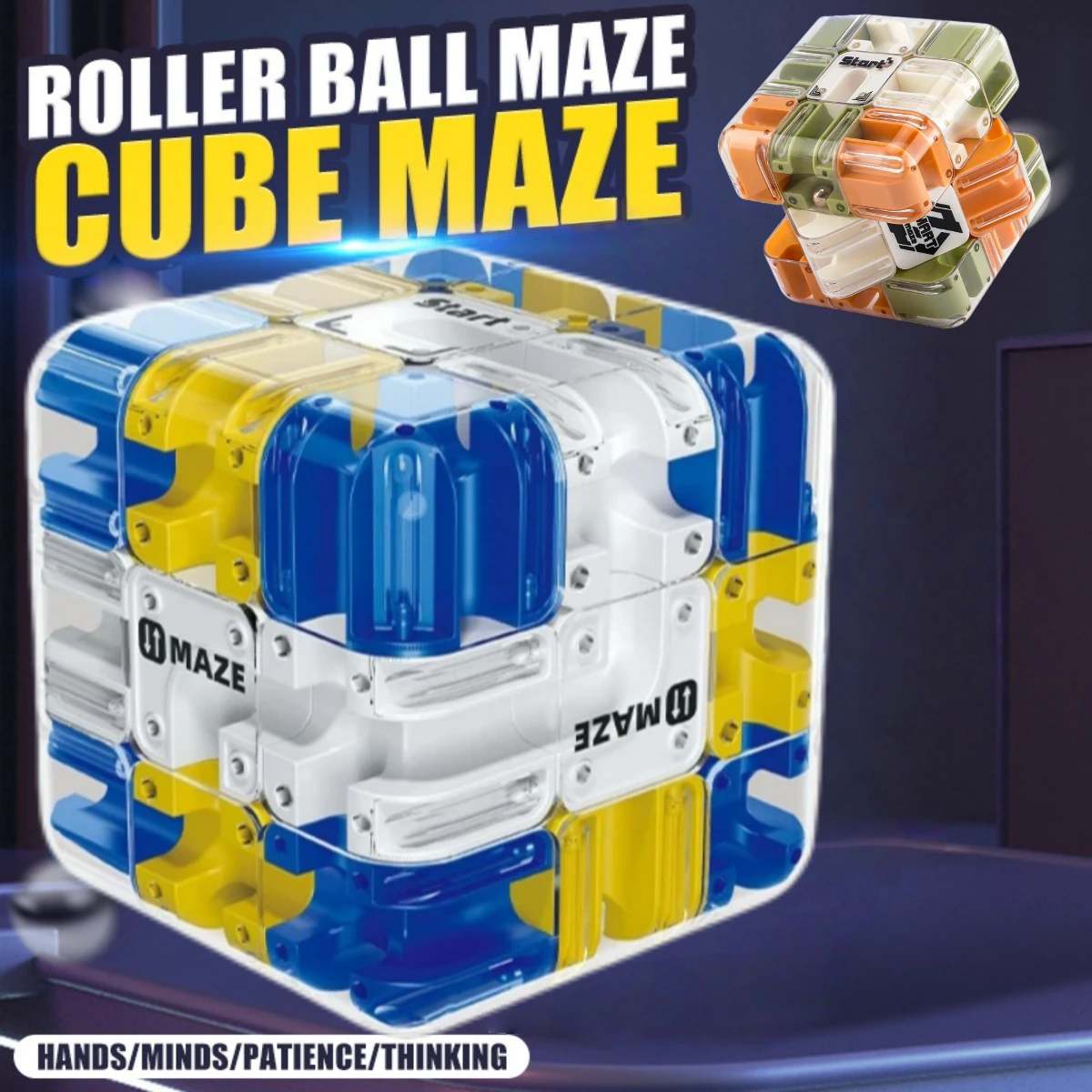 3D-головоломка «Куб-лабиринт» для развития логического мышления и снятия стресса, набор для соревнований родителей и детей
3D-головоломка «Куб-лабиринт» для развития логического мышления и снятия стресса, набор для соревнований родителей и детей