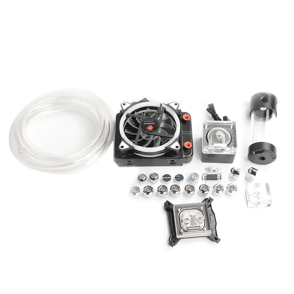 FREEZEMOD Water Cooling 120 Комплект мягких трубок для интеграции радиатора для ПК BASIC-KIT1 с водяным охлаждением
FREEZEMOD Water Cooling 120 Комплект мягких трубок для интеграции радиатора для ПК BASIC-KIT1 с водяным охлаждением