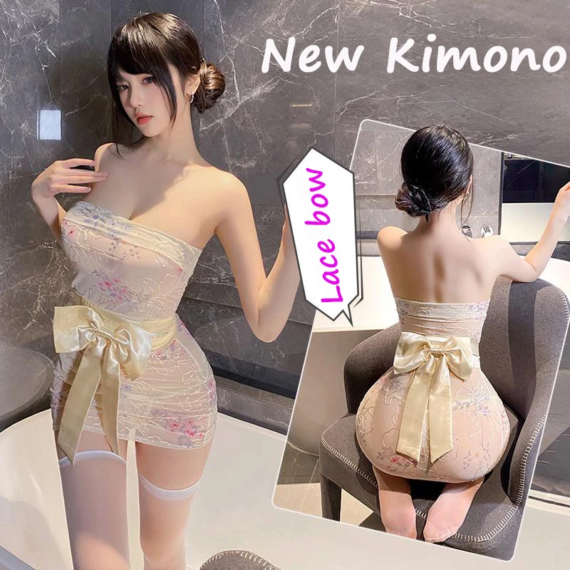 Sexy Japanese Kimono Style Lingerie Pajamas Tempting Perspective Uniform Bodysuit Hot Cosplay Costume Club Performance Seducive
Sexy Japanese Kimono Style Lingerie Pajamas Tempting Perspective Uniform Bodysuit Hot Cosplay Costume Club Performance Seducive