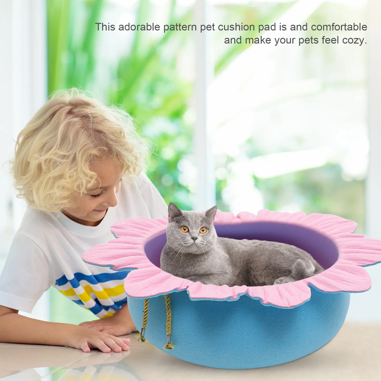 Chrysanthemum Pet Nest Felt Mat Comfortable Cat Dog Cushion Puppy Pad Bed Cozy Cat Nest Dog Sleep Pad Pet Supply
Chrysanthemum Pet Nest Felt Mat Comfortable Cat Dog Cushion Puppy Pad Bed Cozy Cat Nest Dog Sleep Pad Pet Supply